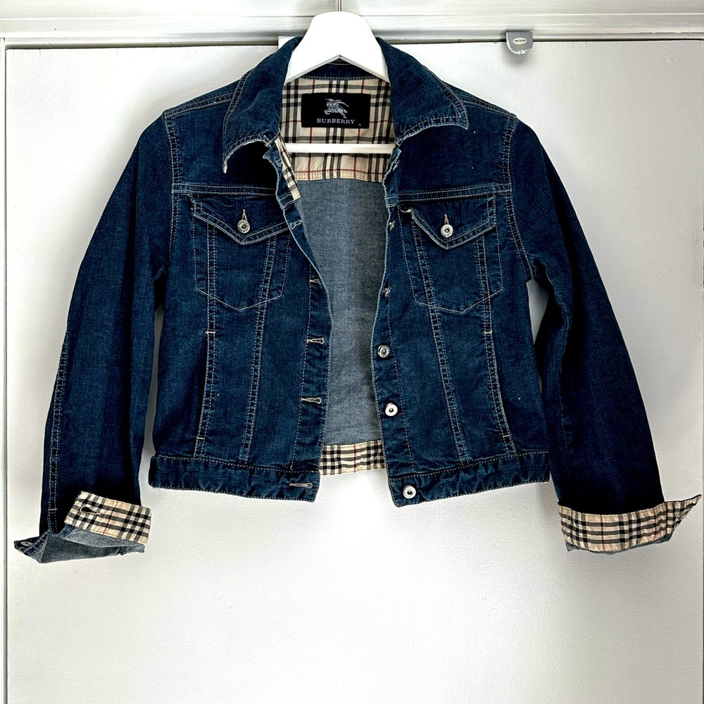 Girls Burberry Jean Jacket